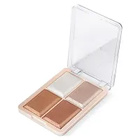 Glam21 Perfect Me! Highlighter Palette Blusher Illuminating Glow Face Kit 6gm (Shade-01)-thumb1