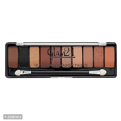 Glam21 10 color Eyeshadow Palette Highly Pigmented (Shade -01)