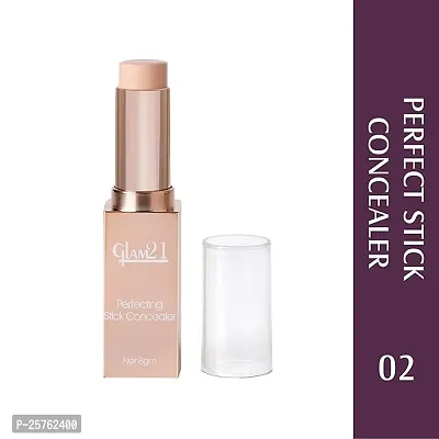 Glam21 Perfecting Stick Concealer Natural Matte Finish (Shade-02)