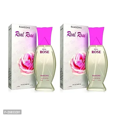 Ramsons Real Rose Eau De Parfum (2X40ml)