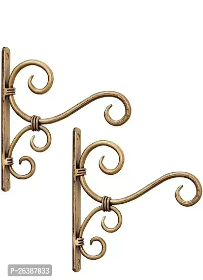 Designer Brown Metal Decor And Hangings Set Of 2-thumb0