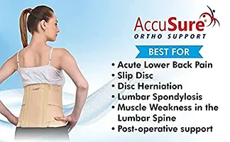 AccuSure Sacro Lumbar Support Belt For Men  Women (S)-thumb2