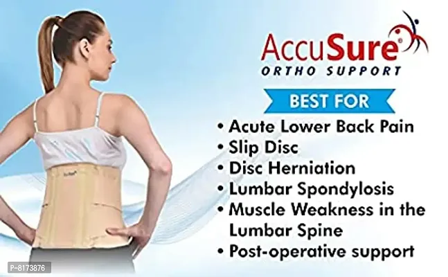 AccuSure Sacro Lumbar Support Belt For Men  Women (S)-thumb3