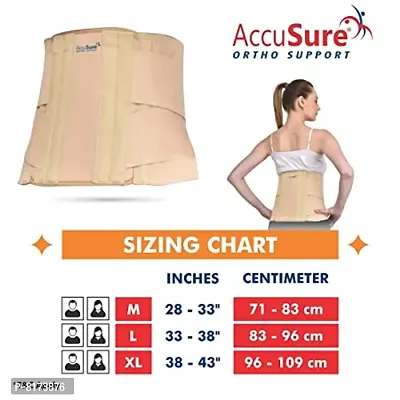 AccuSure Sacro Lumbar Support Belt For Men  Women (S)-thumb5
