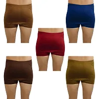 Xmer Men's Solid Casual Figo Trunks Pack of 5-thumb1