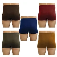 Xmer Men's Solid Casual Mini Trunks Pack of 5-thumb1