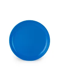 GULAAB Plastic Round Full Plate Pack of 06 pieces -Dark Blue-thumb3