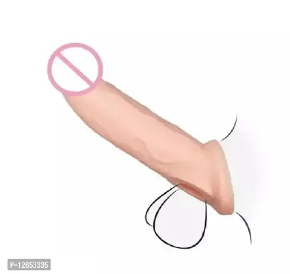 8 Inch - Hammer Reusable Silicone Cock Enlargement Extender Condoms for Men Penis Sleeve Dragon JCB Condom