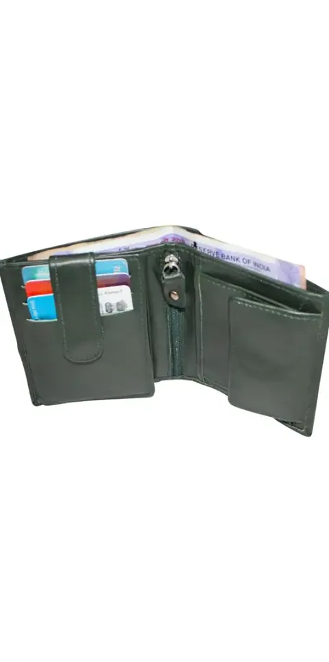 Stylish Leather Solid Wallet For Men