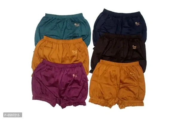 Womens and Girls Plain Bloomer Pack of 6
