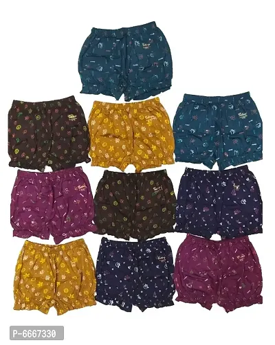 Girls Cotton Bloomers (Pack of 10)