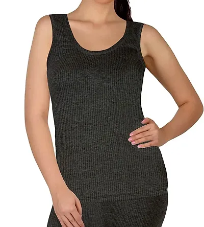 Womens Solid Thermal Top