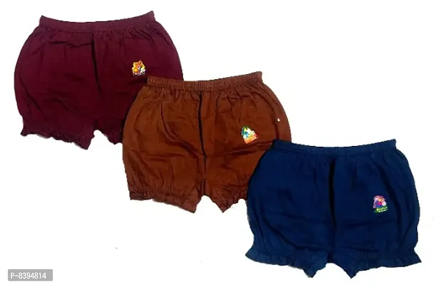 Women Cotton Assorted Plain/Solid Girls/Kids/Unisex Bloomer/Underwear - Pack of 5-thumb4