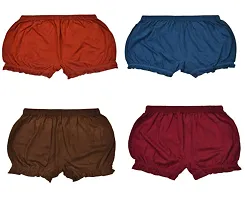 Women Cotton Assorted Plain/Solid Girls/Kids/Unisex Bloomer/Underwear - Pack of 5-thumb4