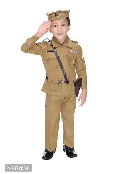Kids Army Foji  Police Costume Dress for Boys-thumb0