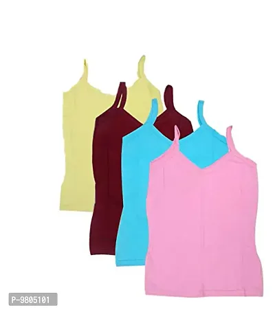 Girls Camisole Slip Multicolor(Pack of 6)-thumb2