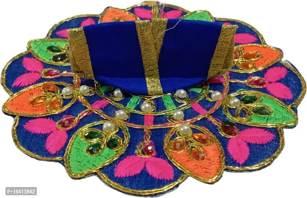 Laddu Fancy Ladoo Gopal Kanha Ji Dresses Heavy Dresses Heavy Zardoushi Dress For Krishna Ji Fancy Dress For Bal Krishna Dress For Krishna 2 No Size