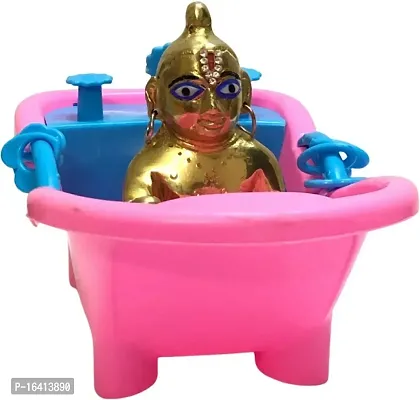 Laddu Gopal Bath Tub Pink-001