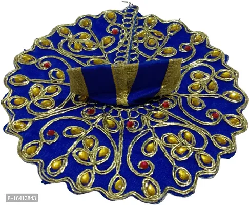 Ladoo Gopal Poshak God Dress Bhagwaan Ki Poshaak Dev Vastra Size 1 No Blue Color And Design May Vary