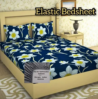 Printed Microfiber Double Bedsheets