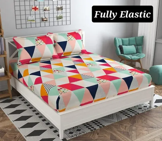 Glace Cotton Double Bedsheets