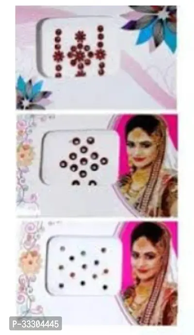 Bindi Daily Use Simple Forehead Bindi for Women Pack of 3