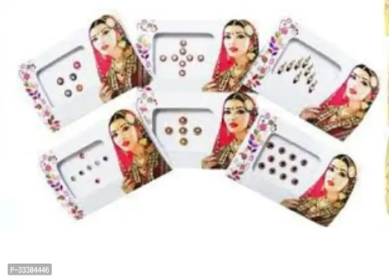 Bindi Daily Use Simple Forehead Bindi for Women Pack of 6