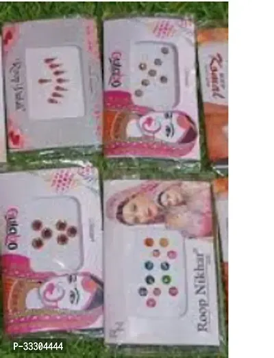 Bindi Daily Use Simple Forehead Bindi for Women Pack of 4