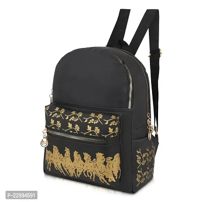 Horse Printed Backpack Stylish And Fashionable backpack Women Backpack For School ,Collage or Travel New Latest Collection-thumb2