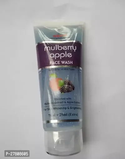 New Mulberry Apple Face Wash For Skin Whitening And Brightening