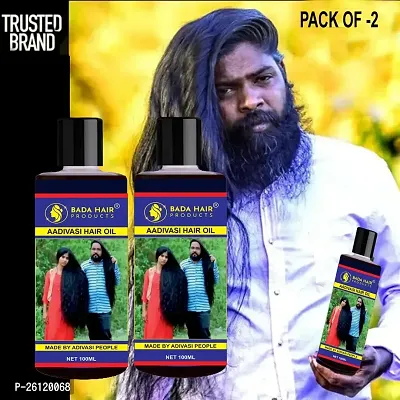 Bada Hair Adivasi Herbal Hair Growth Oil 100 Ml-thumb0