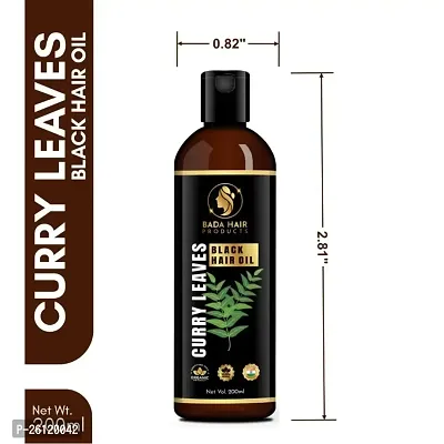 Curry Leave Hair Oil Pure Natural Cold Pressed Oil For Hair Growth 200Ml-thumb0