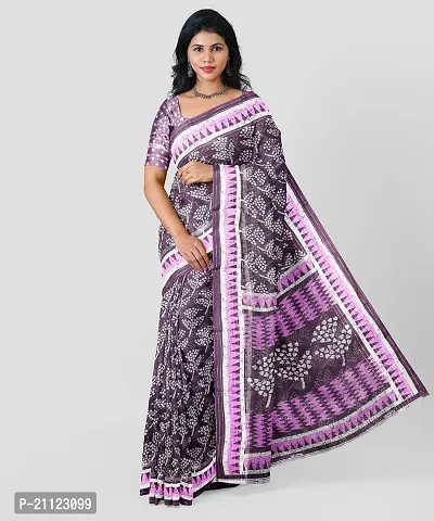 Fancy Cotton Silk Saree with Blouse Piece for Women-thumb0