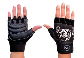 Fitness Sports Gloves for Men  Women, Gloves Gym Workout  Accessories Men, Men Workout Sports  Fitness Gloves, Hand Gloves Gym Men, Grip Gloves, Exercise Gloves (Black)-thumb3