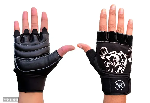 Fitness Sports Gloves for Men  Women, Gloves Gym Workout  Accessories Men, Men Workout Sports  Fitness Gloves, Hand Gloves Gym Men, Grip Gloves, Exercise Gloves (Black)-thumb4