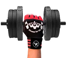 VK Fashions Gym Gloves for Men with Wrist Support Accessories, Gym Gloves for Women for Weightlifting, Gloves for Gym Workout for Training, Exercise, Cycling Gloves, Bike Sports Gloves-thumb3
