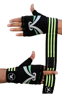 VK Fashions Gym Gloves for Men with Wrist Support Accessories, Gym Gloves for Women for Weightlifting, Gloves for Gym Workout for Training, Exercise, Cycling Gloves, Bike Sports Gloves-thumb3