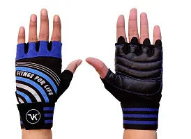 VK Fashions Gym Gloves for Men with Wrist Support Accessories, Gym Gloves for Women for Weightlifting, Gloves for Gym Workout for Training, Exercise, Cycling Gloves, Bike Sports Gloves-thumb2