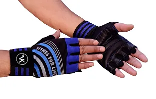 VK Fashions Gym Gloves for Men with Wrist Support Accessories, Gym Gloves for Women for Weightlifting, Gloves for Gym Workout for Training, Exercise, Cycling Gloves, Bike Sports Gloves-thumb3