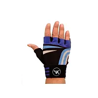 VK Fashions Gym Gloves for Men with Wrist Support Accessories, Gym Gloves for Women for Weightlifting, Gloves for Gym Workout for Training, Exercise, Cycling Gloves, Bike Sports Gloves-thumb2