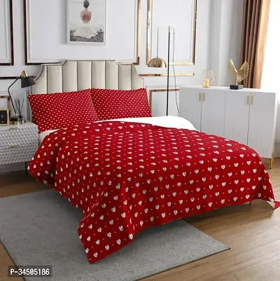 Trendy Cotton Printed Bedsheet With Two Pillow Covers-thumb0