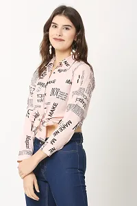 Women Cotton Blend Printed Crop Top-thumb1