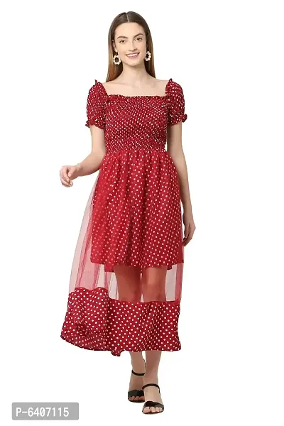 Women Regular Fit Printed Casual Dress