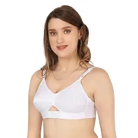 Classic Cotton Solid Bra for Women-thumb1