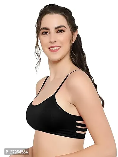 6 Straps Bra Women Cage Bra Lightly Padded Bra (Free Size fit Upto 28to34)-thumb3