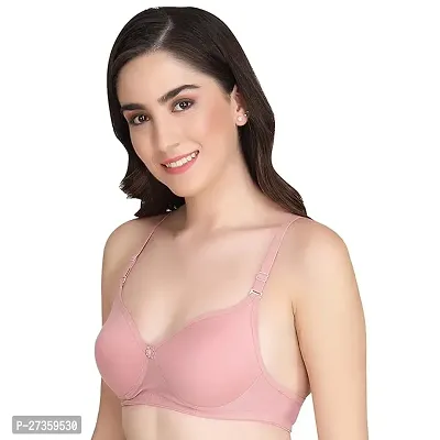 Women' s Cotton padded Bra Pack Of 3 (Multicolor)-thumb2