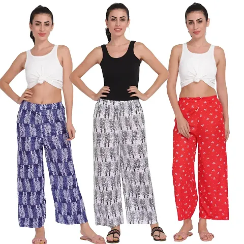 Stunning Sarina Palazzo For Women Pack of 3