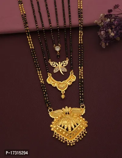 New Stylish Pack Of 4 Combo Women Mangalsutra Set