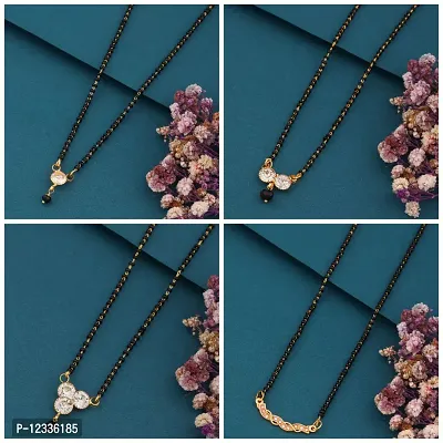 New Stylish Pack Of 4 Combo Women Mangalsutra Set