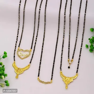 New Stylish Pack Of 5 Combo Women Mangalsutra Set-thumb0